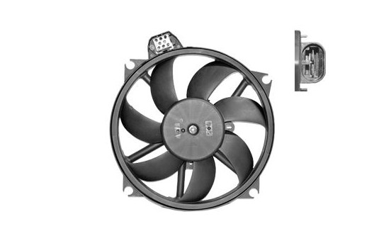 Fan, radiator 4377747 International Radiators