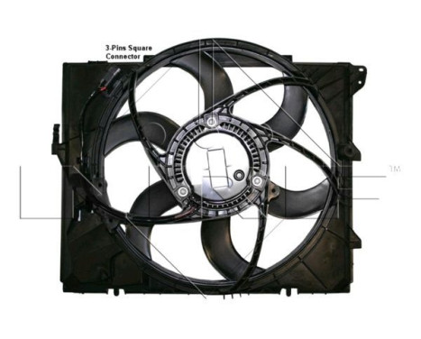 Fan, radiator 47209 NRF, Image 2