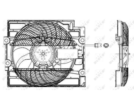 Fan, radiator 47211 NRF, Image 5