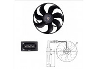 Fan, radiator 47397 NRF