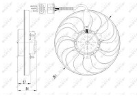 Fan, radiator 47398 NRF