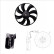 Fan, radiator 47410 NRF