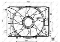 Fan, radiator 47443 NRF