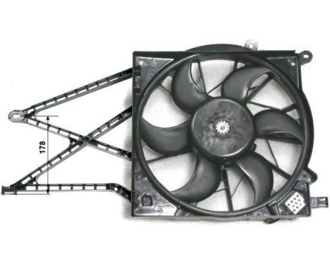 Fan, radiator 47582 NRF, Image 2