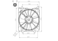 Fan, radiator 47935 NRF