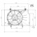 Fan, radiator 47957 NRF