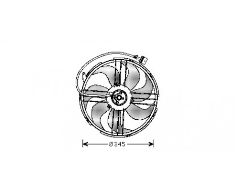 Fan, radiator 5825747 International Radiators, Image 2