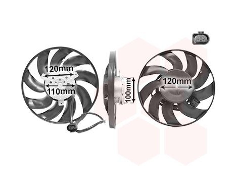 Fan, radiator 5896744 International Radiators