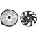 Fan, radiator 696082 Valeo