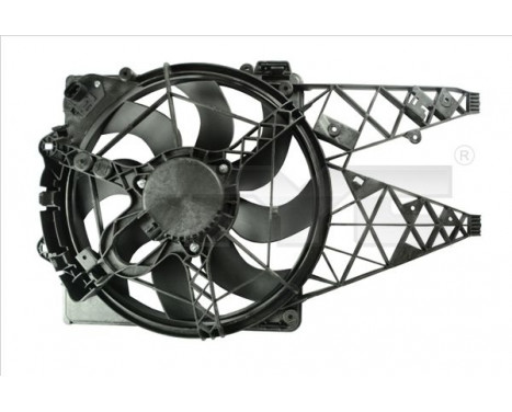 Fan, radiator 809-0037 TYC, Image 2