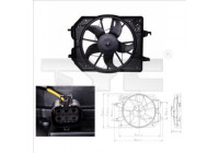 Fan, radiator 810-0020 TYC