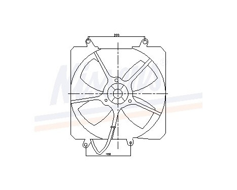 Fan, radiator 85000 Nissens, Image 6