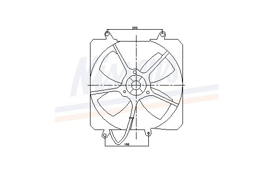 Fan, radiator 85000 Nissens, Image 6