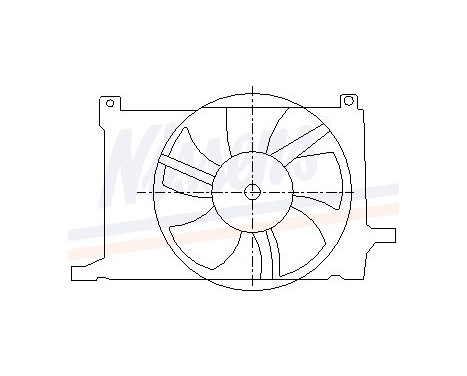 Fan, radiator 85005 Nissens, Image 6