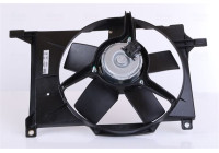 Fan, radiator 85005 Nissens