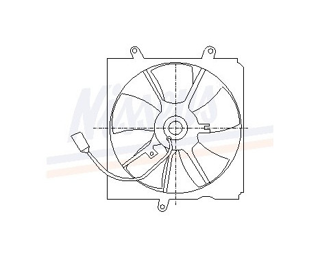 Fan, radiator 85012 Nissens, Image 6