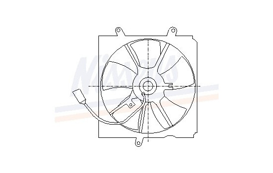 Fan, radiator 85012 Nissens, Image 6