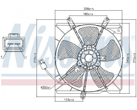 Fan, radiator 85012 Nissens, Image 7