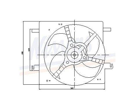 Fan, radiator 85027 Nissens, Image 6