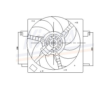 Fan, radiator 85028 Nissens, Image 6