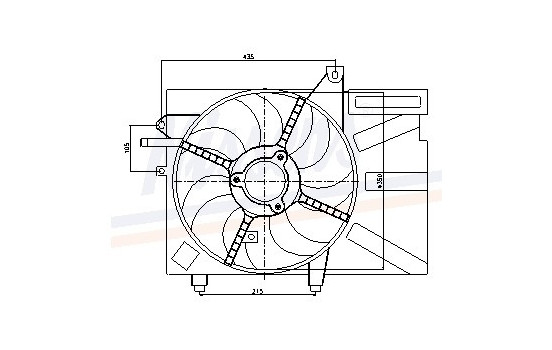 Fan, radiator 85035 Nissens, Image 6