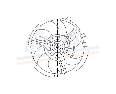 Fan, radiator 85040 Nissens, Image 6