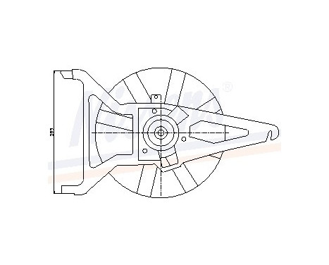 Fan, radiator 85041 Nissens, Image 6