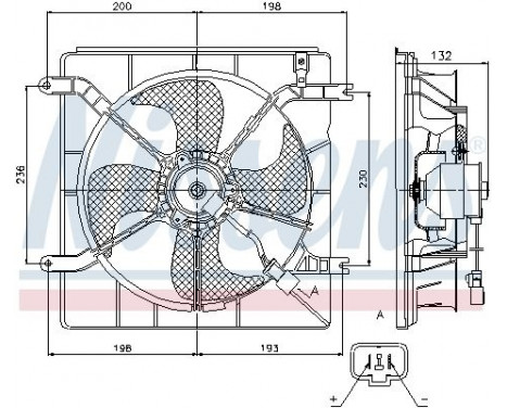 Fan, radiator 85046 Nissens, Image 7