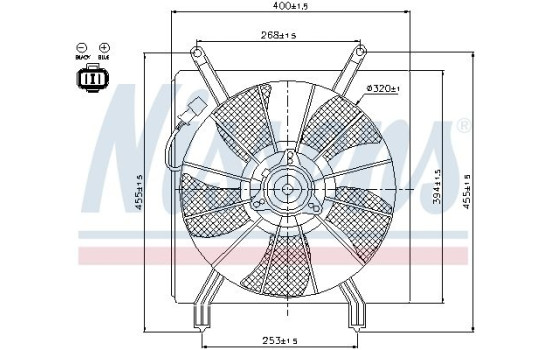 Fan, radiator 85048 Nissens, Image 7