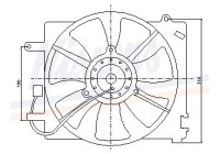 Fan, radiator 85061 Nissens