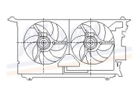 Fan, radiator 85084 Nissens