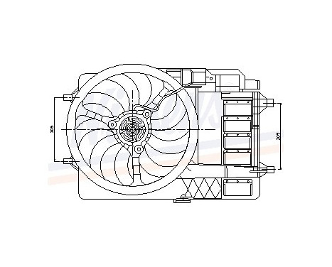 Fan, radiator 85125 Nissens, Image 11