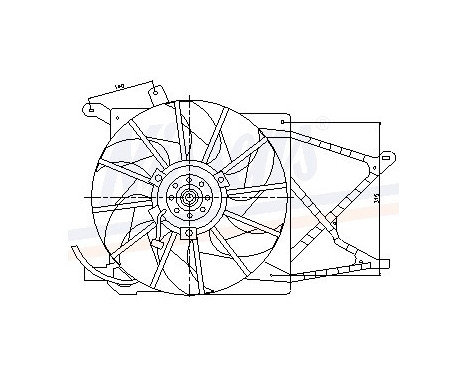 Fan, radiator 85154 Nissens, Image 6