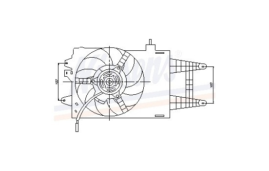 Fan, radiator 85162 Nissens, Image 6