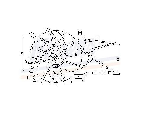 Fan, radiator 85188 Nissens, Image 6