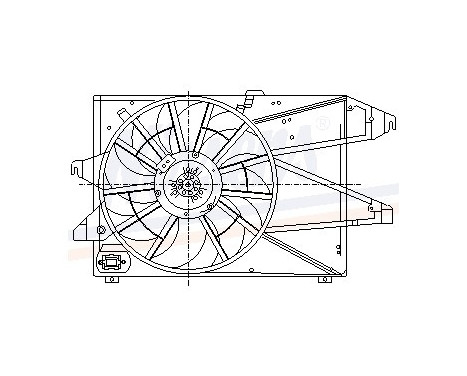 Fan, radiator 85191 Nissens, Image 6