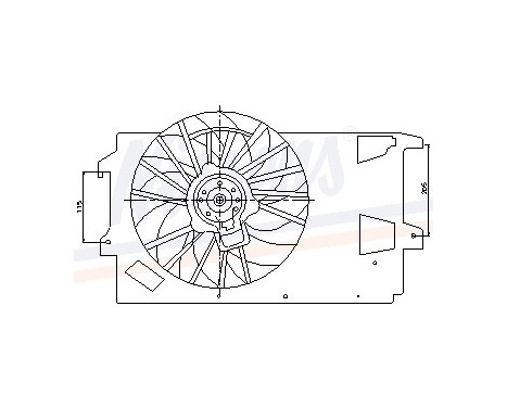 Fan, radiator 85199 Nissens, Image 6
