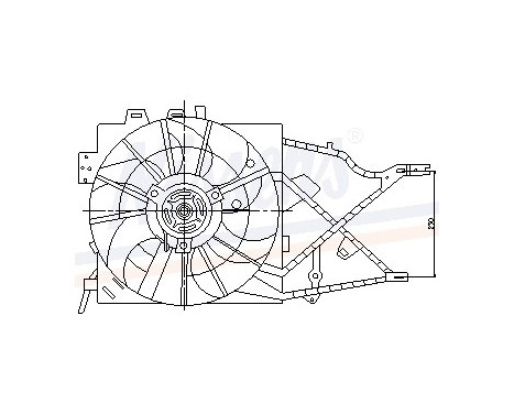 Fan, radiator 85208 Nissens, Image 6