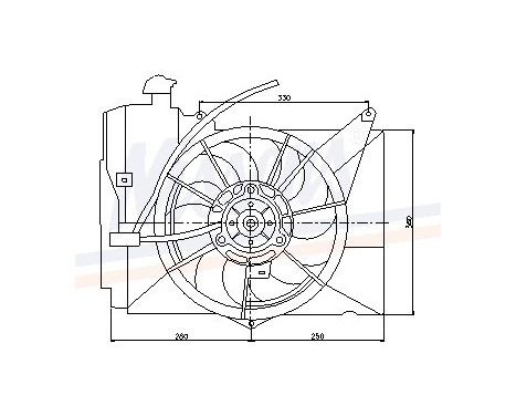 Fan, radiator 85227 Nissens, Image 6