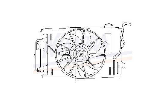 Fan, radiator 85232 Nissens, Image 6
