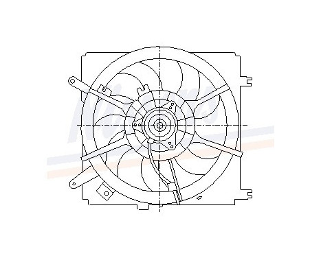 Fan, radiator 85238 Nissens, Image 6