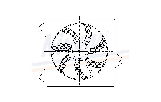 Fan, radiator 85240 Ava Quality Cooling