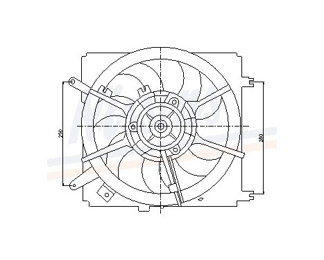 Fan, radiator 85241 Nissens, Image 6