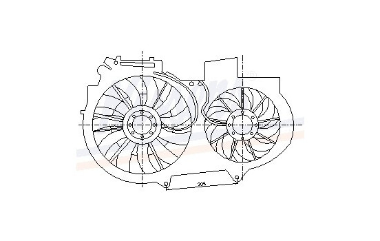 Fan, radiator 85247 Nissens, Image 5