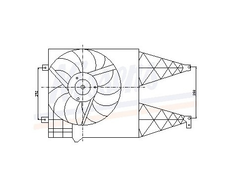 Fan, radiator 85249 Nissens, Image 6