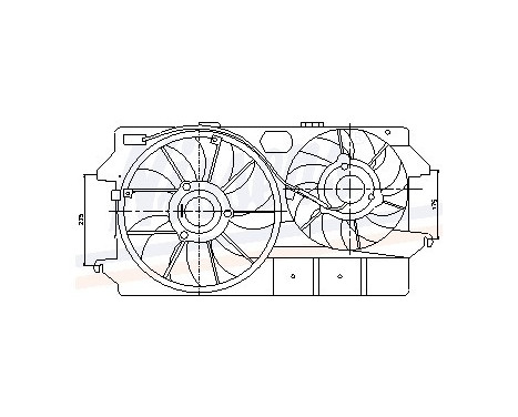 Fan, radiator 85263 Nissens, Image 7