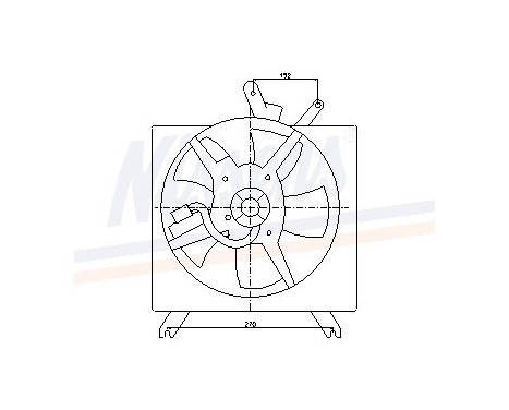 Fan, radiator 85272 Nissens, Image 6