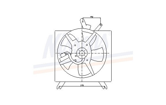 Fan, radiator 85272 Nissens, Image 6