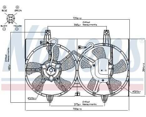 Fan, radiator 85280 Nissens, Image 6