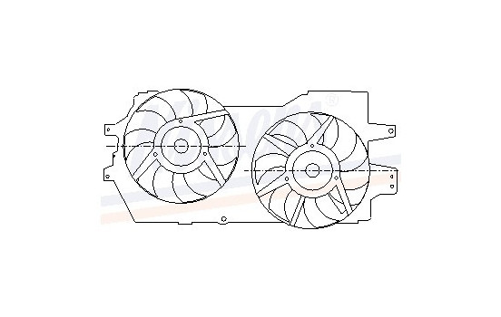 Fan, radiator 85288 Nissens, Image 7
